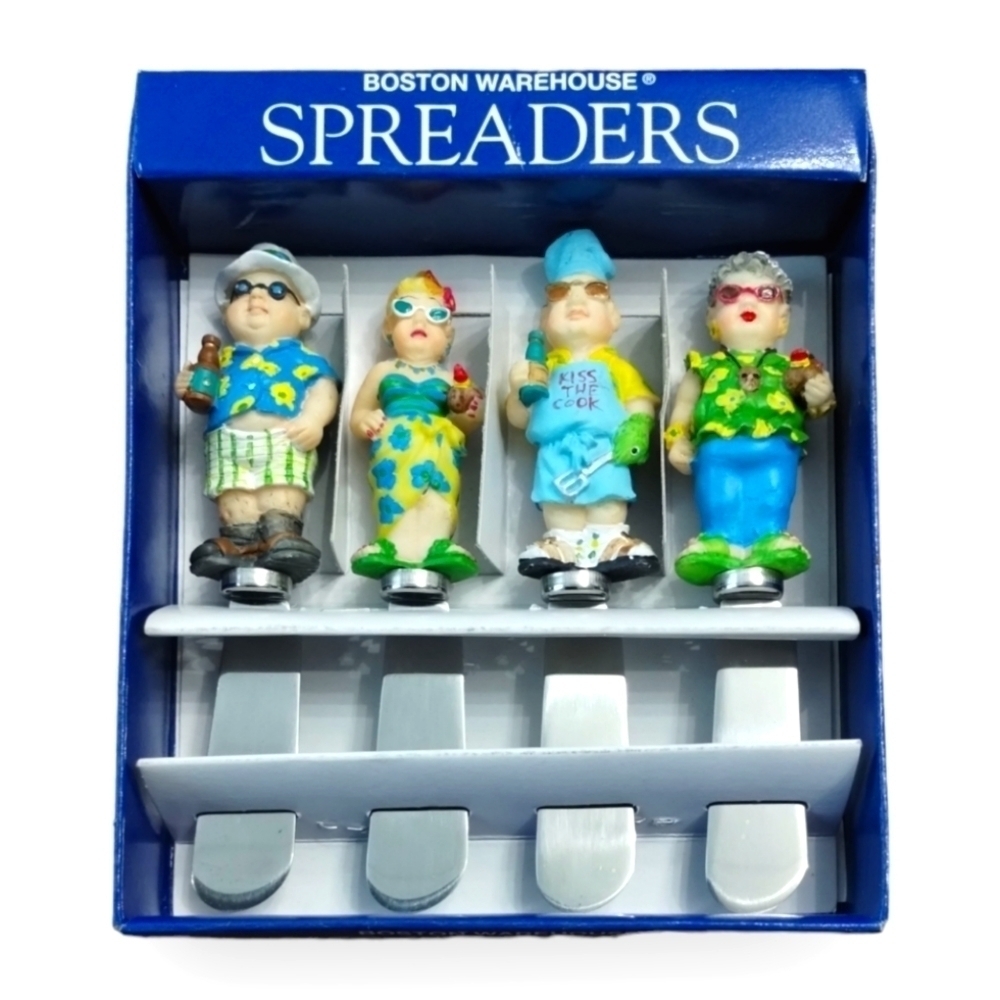 1999 Boston Warehouse BBQ Folk Spreaders